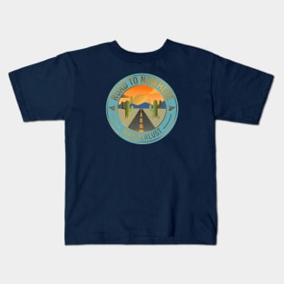 Road To Nowhere Desert Badge Kids T-Shirt